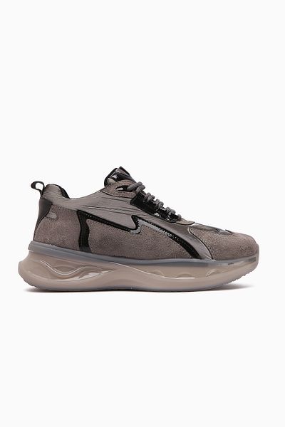 Limoya Tolin Gray Parachute Fabric Women's Sneakers Shoes