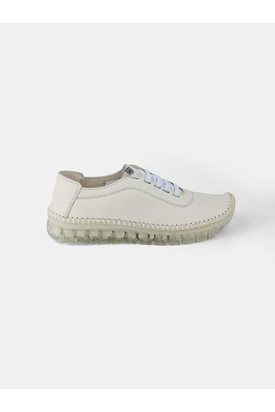 MAGGIO Genuine Leather Cream Casual Casual Shoes