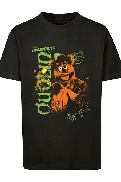 F4NT4STIC Herren Disney The Muppets Fozzie Bear In Dublin With T-shirt Round Neck