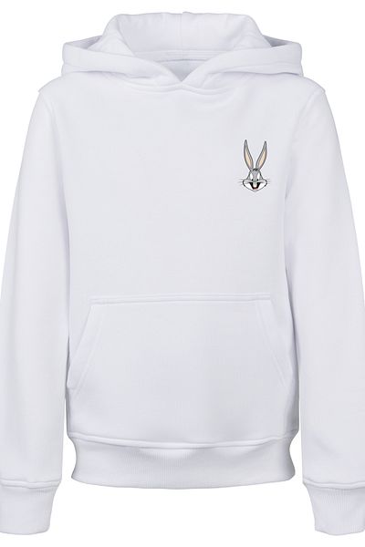 F4NT4STIC Kinder Looney Tunes Bugs Bunny Breast Print With Basic Kids Hoody