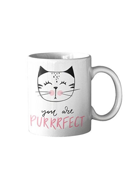OEM Εξατομικευμένη λευκή κούπα You Are Purrfect, INOVATIX®. 330 ml