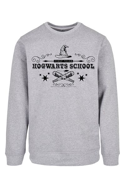 F4NT4STIC Herren Harry Potter Hogwarts First Year-opt B Nape With Basic Crewneck