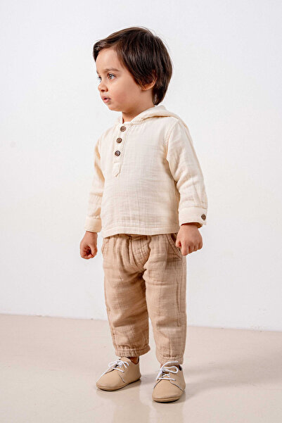 bombe Baby Kids Natural Cotton 2-Piece Set First I Trend Fashion Bottom Top Set