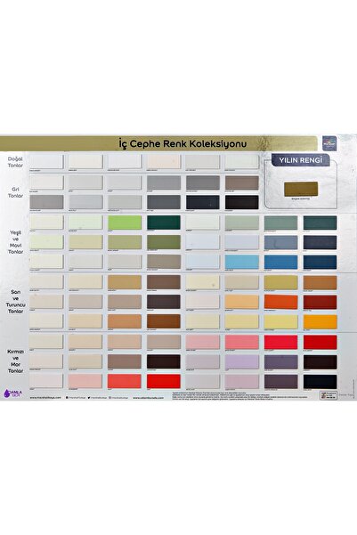 Marshall Silikonlu Özel Mat 1 lt Damla Sakızı Rengi