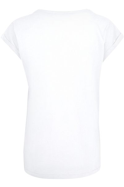 F4NT4STIC Damen Disney Bambi Meadow With Ladies Extended Shoulder Tee