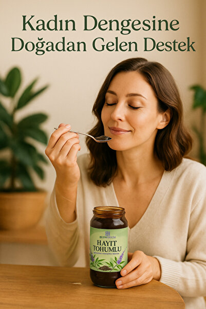 BİZİMHEKİM ŞİFA EVİ Hayıt Tohumlu Bitkisel Karışımlı Macun | Kadın Döngüsüne Özel Destek – 420 gr