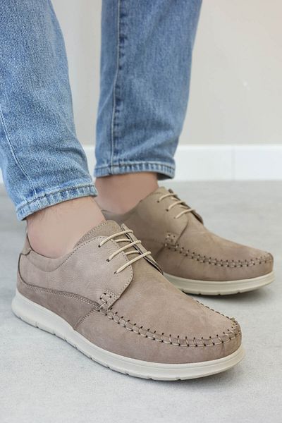 FAST STEP Ανδρικά παπούτσια casual από γνήσιο δέρμα - 161MA126