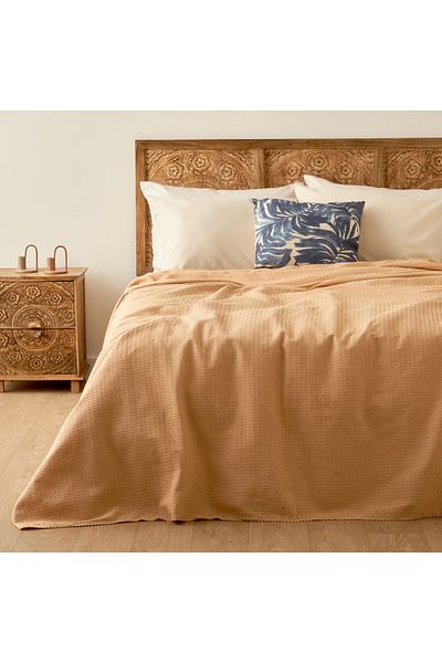 Bella Maison Stormi Cotton Double Waffle Pike Beige (200X220 cm)