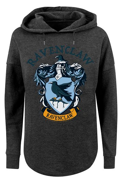 F4NT4STIC Damen Harry Potter Ravenclaw Crest OPT B NAPE with Ladies Oversized Hoody