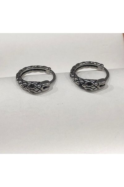 Bijutek Stainless Steel Men's Steel Patterned and Dangle Earrings