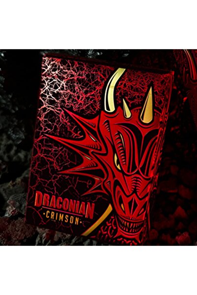 OyuncaklarÜlkesi Legends Playing Cards Draconian Crimson Premium Oyun Kağıdı ...