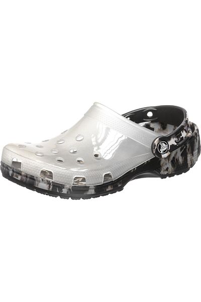 Crocs Unisex Classic Transparent Bleach Sandalen