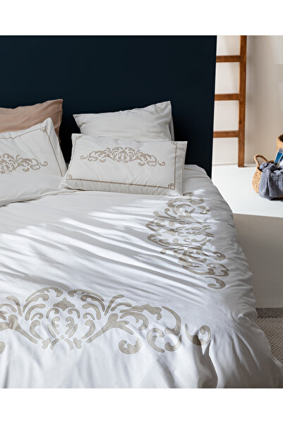 Madame Coco Brun King Size Bettbezug-Set - Beige