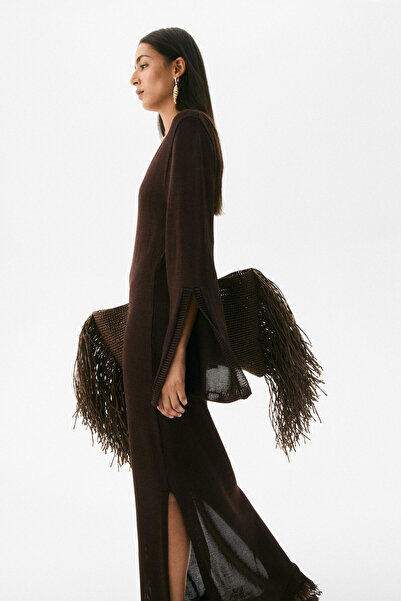 H&M Püsküllü Kaftan Elbise