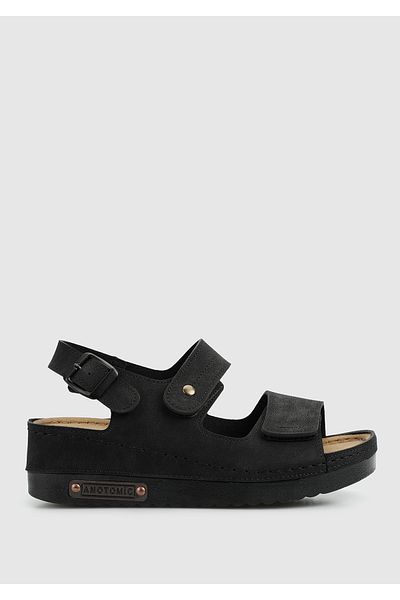 Eclipse Black Women's Flat Sandals