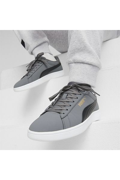 Puma 392336-02 Smash 3.0 Buck Unisex-Sneaker, geräuchert