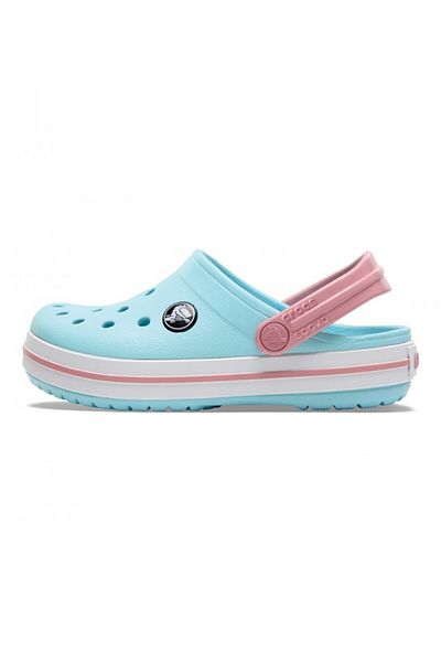 Crocs Ice Blue/White Crocs Kids' Crocband Clog
