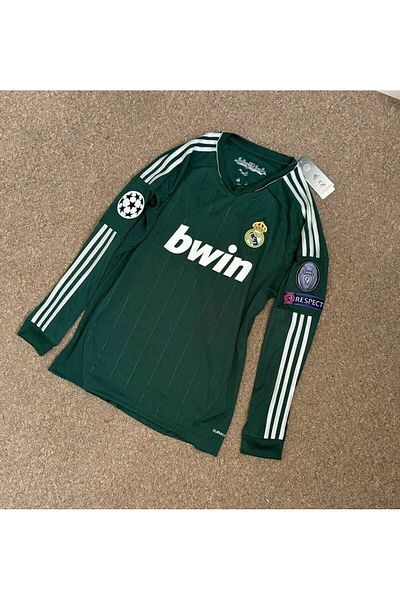 DAYIBALI DÜKKAN Dayibali Ronaldo Madrid Khaki Long Sleeve Legend Retro Football Shirt