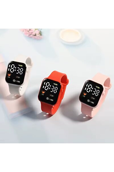 Onkatech Su Geçirmez Figürlü Dijital Led Ekran Işıklı Akıllı Çocuk Saati