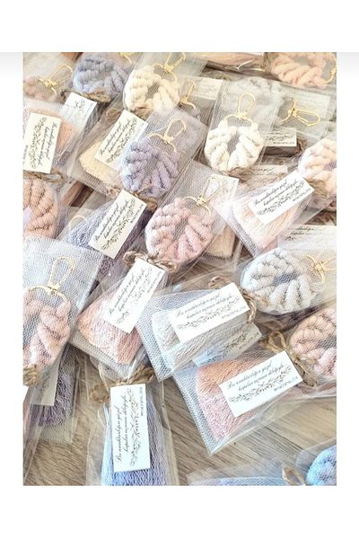 Larmina Decoration 25 Colorful Macrame Keychain