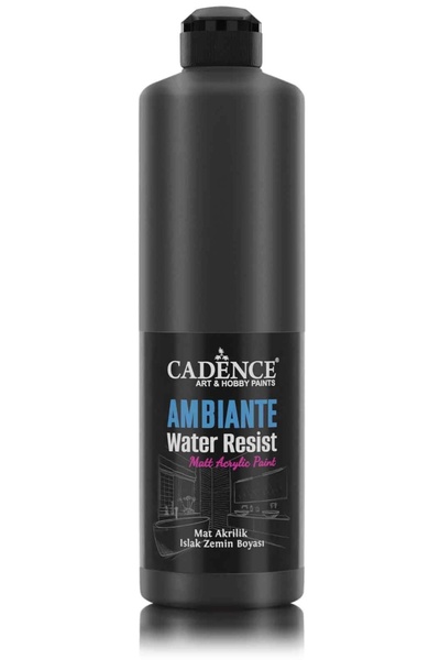 Cadence AMBIENTE SUYA DAY. MET. AKR. BOYA AWM-08 SİYAH 500ML + KATALİZÖR 20GR