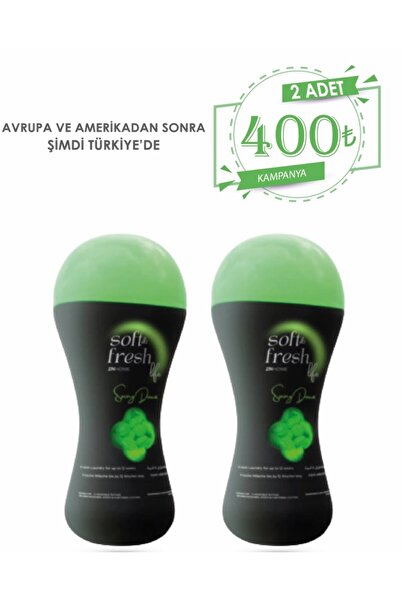 Soft&Fresh Life Granül Çamaşır Parfümü & Boncuk Yumuşatıcı Bahar Rüyası 2 ADET