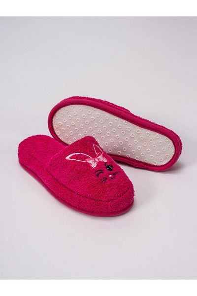 Ender Home Rabbit Embroidered Children's Towel Slippers