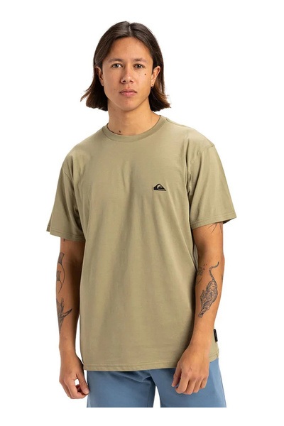 Quiksilver EQYZT07711 BASIC SS TEE YOUNG MEN Haki Bisiklet Yaka Normal Kalıp ...