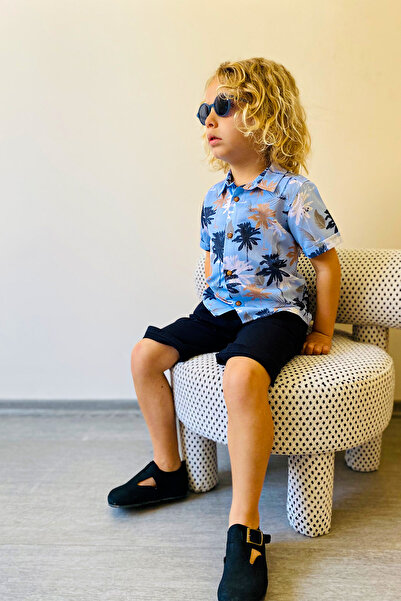 LULU Kids Спортивний літній комплект для хлопчиків: шорти та сорочка, модель «Hawai»