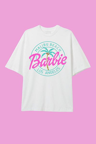 Dupe Design Malibu Printed Oversize T-Shirt