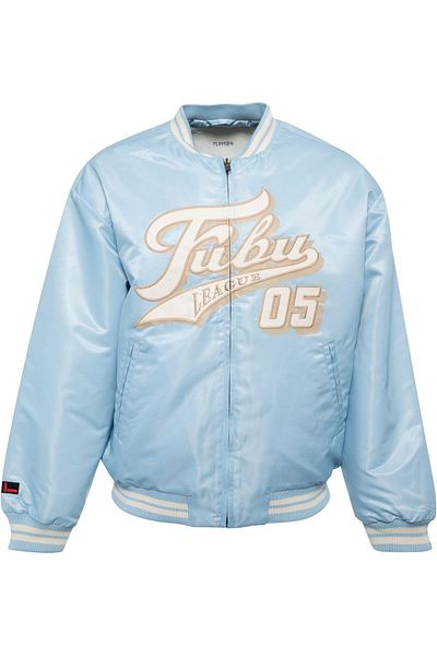 FUBU Herren FM232-006-2 Varsity Reversible Satin Jacket