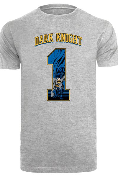F4NT4STIC Herren DC Comics Batman Football Dark Knight-BLK and Batman with T-Shirt Round Neck