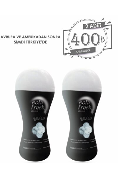 Soft&Fresh Life Granül Çamaşır Parfümü & Boncuk Yumuşatıcı 2 ADET BEYAZ ORKİDE
