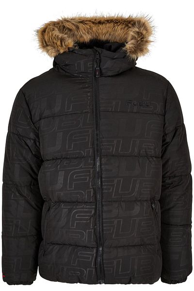 FUBU Herren FM224-039-2 Corporate AOP Puffer Jacket