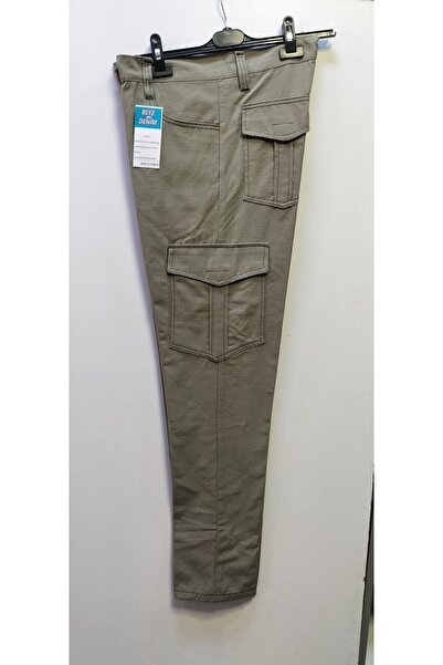 BeyzDenim Large Size Light Green Tactical Cargo Pants