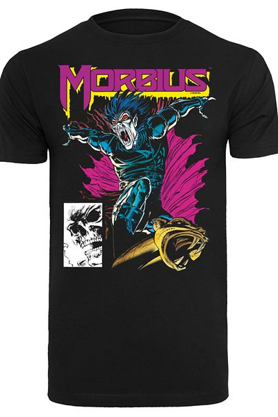 F4NT4STIC Herren Marvel Comics Morbius Midnight Sons With T-shirt Round Neck