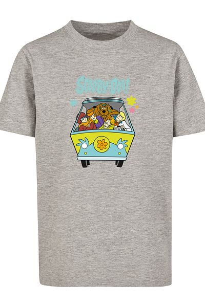 F4NT4STIC Kinder Scooby Doo Mystery Machine Group With Kids Basic Tee