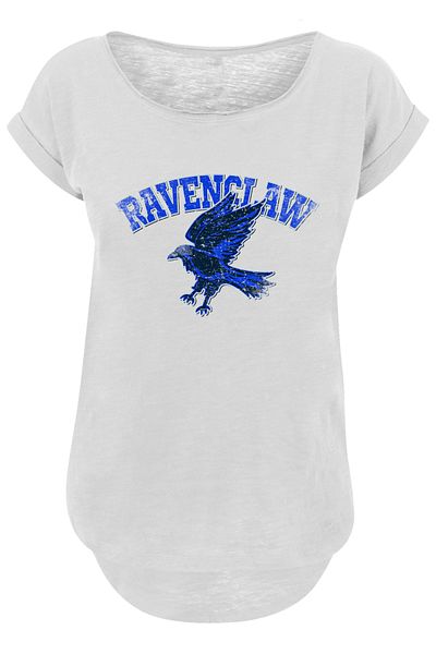 F4NT4STIC Damen Harry Potter Ravenclaw mit langem Slub-T-Shirt