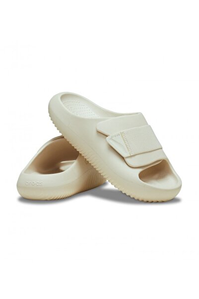 Crocs Ecru Mellow Luxe Recovery Slide