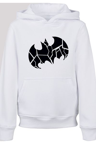 F4NT4STIC Kinder Batman Logo Shattered With Basic Kids Hoody