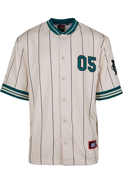 FUBU Herren Fm223-002-1 Varsity Pinstripe Baseball Jersey