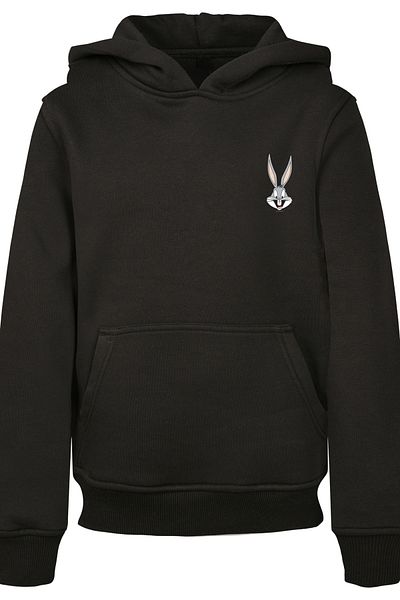 F4NT4STIC Kinder Looney Tunes Bugs Bunny Breast Print with Basic Kids Hoody