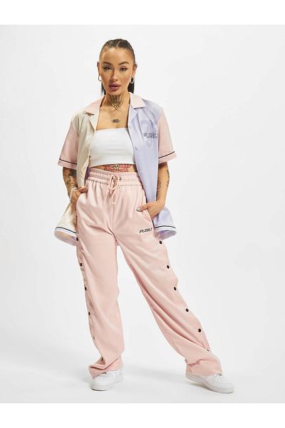 FUBU Damen Fw222-012-1 Corporate Satin Track Pants