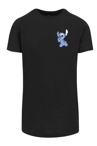 F4NT4STIC Damen Disney Lilo And Stitch Chillin With Ladies Extended Shoulder Tee