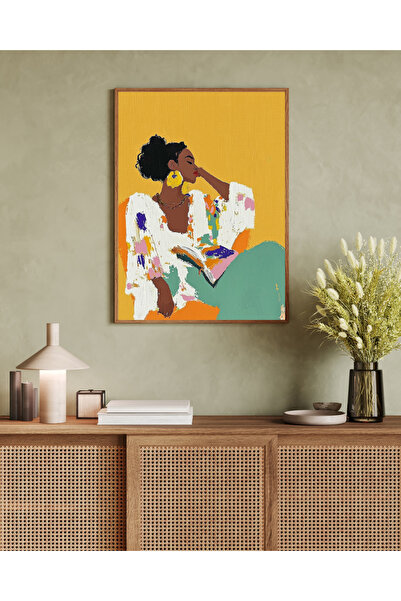 woodhomeworks Tek Parça Salon Ofis Dekor Tablo Ttk