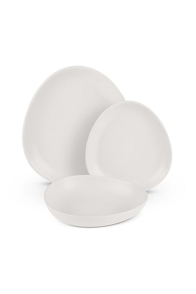 Berlinger Haus 18-piece Sahara Plate Set Bh 10020, Cream