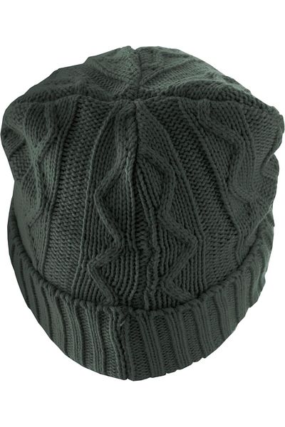 MSTRDS Unisex Beanie Cable Flap