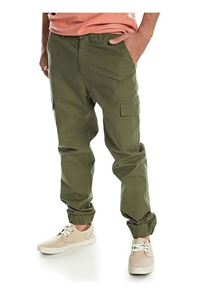 Quiksilver EQYNP03321 MW CUFFED CARGO Haki Normal Kalıp Erkek Pantolon