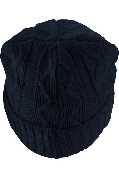 MSTRDS Unisex Beanie Cable Flap