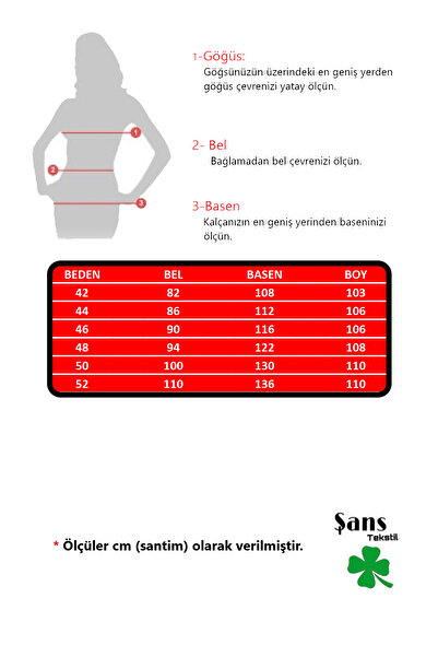 Şans Women's Large Size Green Side Pocket Belted Waist Lycra Classic Pants 65N37568